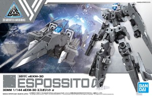 Bandai - Model Gundam Gunpla - 30 mm 1/144 eEXM-30  Espossito Alpha -20675