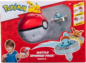 Pokemony – Battle Spinner – Pokeball z figurką Squirtle PKW4400