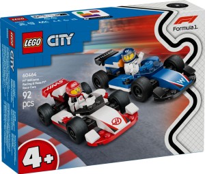 LEGO City 60464 F1 Bolidy William Racing i Haas 