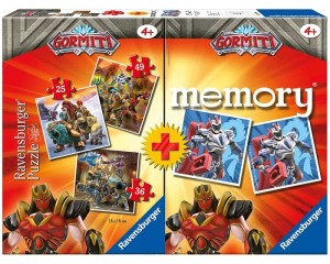Ravensburger – Memory + Puzzle –  Gormiti 05196