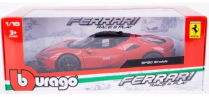 Bburago - Model 1:18 -  Ferrari SF90 Stradale czerwone - 16015