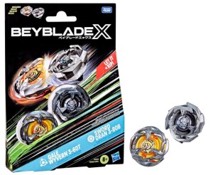 Beyblade X  – Zestaw Beyblade Dwupak - Gale Wyvern i Sword Dran -  F9586 G1543 - Uzupełnienie 
