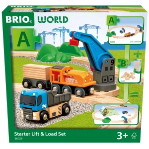 BRIO Zestaw startowy kolejka z dźwigiem 60288