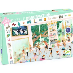 DJECO Puzzle Obserwacja - 100 elementów - Balet 07514
