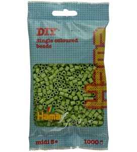 Koraliki Hama MIDI 1000 Koralików 207-110 Kolor Matcha