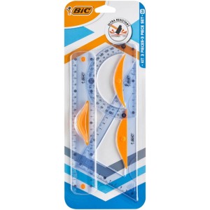 BIC - Zestaw geometryczny 3 elementy 95392