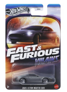 Hot Wheels -  Fast & Furious - 2005 Aston Martin DB9 (New Model) - HNR88 JBY35