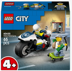 Klocki LEGO CITY 60455 Pościg na motocyklu policyjnym 