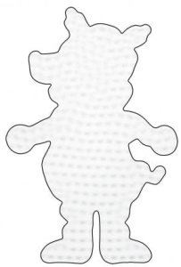 Koraliki Hama Midi Podkładka 318 Świnka
