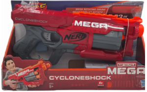 OUTLET NERF A9353 N-Strike Elite MEGA Cyclon Shock Pistolet