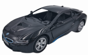 OUTLET Goki - Samochodzik - BMW i8 Czarne skala 1:36 - 12304