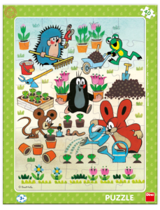 Krecik -  922288 Puzzle Krecik ogrodnik 40 el.