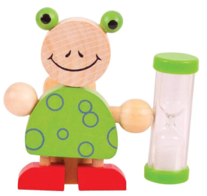 BigJigs –  Zwierzątka z klepsydrą Minutnik Żaba BJ132 