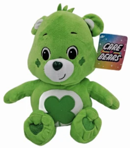 Maskotka 21 cm  Troskliwe misie- 7417D Zielony  - Szczęśliwe serce  