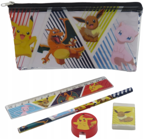 Pokemon - Piórnik saszetka z wyposażeniem GS20-12PK