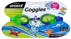 SportX - Gogle Okulary do pływania Zielone 2011472