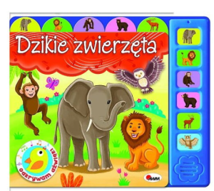 AWM - Książka dźwiękowa - Odkrywam dźwięki - Dzikie zwierzęta 10760