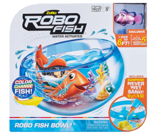Robo Alive - Robo Fish - Interaktywna Rybka z akwarium - Różowa - 7126 