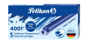 Pelikan - Długie Naboje do Pióra Niebieskie 5 sztuk - 0743