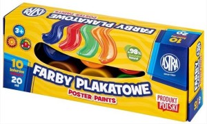 Astra - Farby plakatowe 10 kolorów - 05182