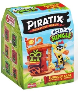 PIRATIX CRAZY JUNGLE Klatka kryjówka + figurka - 39731