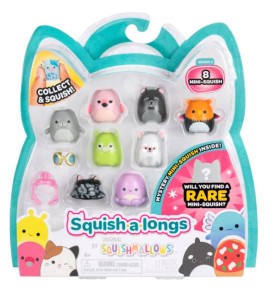 Squishmallows - Zestaw 8 Figurek Squish-a-longs  - SQAL0085