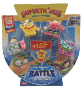 Super Things 14 seria Kazoom Power Battle 9/10 Zestaw 5 figurek 36389 