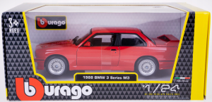 Bburago 1988 BMW M3 E30 Czerwone 1:24 - 11005