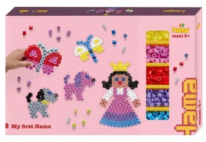 HAMA MAXI 8717 Zestaw 900 Koralików - Zestaw prezentowy Księżniczki 
