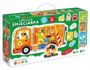 CzuCzu - Moto puzzle  - Śmieciarka - 494010