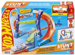 Hot Wheels Tor Mistrzowski skok na pętli  + pojazd - JFH36 