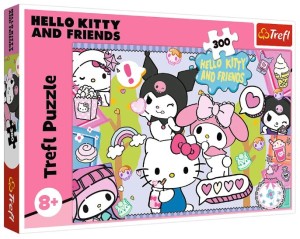 Trefl - Puzzle 300 el - Szalone Trio Hello Kitty - 23039