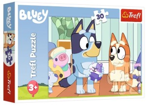 Trefl - Puzzle 30 el - Z Bluey zawsze jest wesoło - 18324 