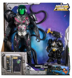 DC Metal Force  - Zestaw figurek Brainiac VS Batman - 6072737