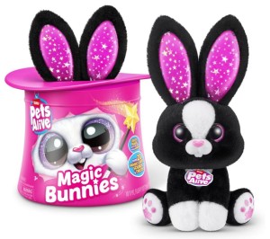 Zuru Pets Alive Magic - Magiczny królik w kapeluszu czarny - 9549 