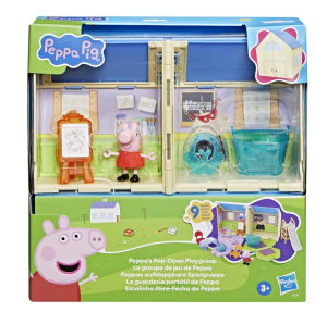 Świnka Peppa Rozkładane Przedszkole z Placem Zabaw - G0530