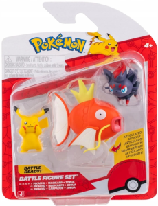 Pokemon – Zestaw 3 figurek: Pikachu, Zorua, Karpador - PKW4090 
