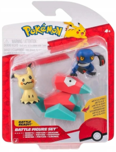 Pokemon – Zestaw 3 figurek: Glibunkel, Mimigma, Porygon - PKW4091 