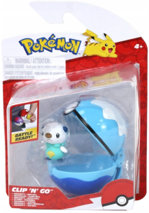 Pokemony Clip 'n' Go Figurka Ottaro i Diving Ball - PKW4158 