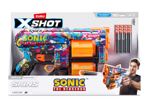 Xshot Pistolet Sonic Robotnik Skins Dread + 12 strzałek - 36583B