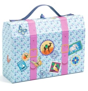DJECO 03506 Walizka z zestawem papierniczym MARIE