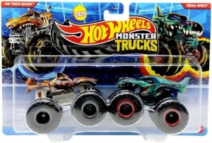 Hot Wheels – Zestaw 2 pojazdów - Tiger Shark & Mega-Wrex FYJ64 JCC82 