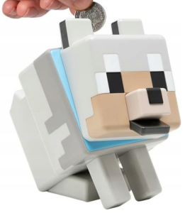 MINECRAFT Skarbonka Wilk - 66264