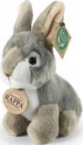 Rappa 252080 Maskotka Królik biało - szary 16 cm  