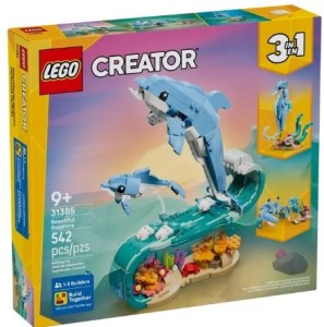 Klocki LEGO Creator 3w1 31385 Zwierzęta morskie: piękny delfin
