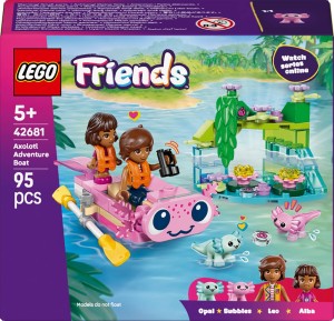 LEGO Friends 42681 Przygoda na aksolotlowej łodzi