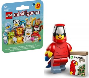 LEGO Minifigurki 71051 seria 28 - Zwierzęta: Papuga 