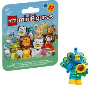 LEGO Minifigurki 71051 seria 28 - Zwierzęta: Paw