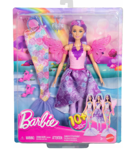 Barbie Lalka Magiczna Wróżka + 10 stylizacji - JCP74
