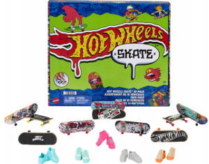 Hot Wheels Skate Zestaw 10 Fingerboard + 5 par butów - HTP59